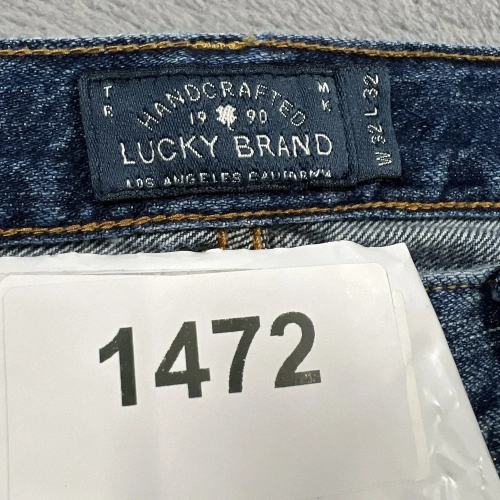 Lucky Brand Jeans Mens 32x32 Blue 221 Original Straight Mid Rise Medium Wash